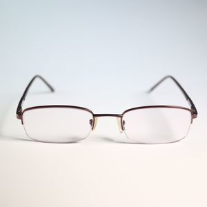 Vp-122 Brick brown 51-19 135 half frame rectangle eyeglasses N14